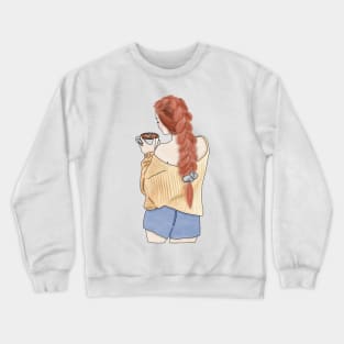 Coffee girl (2) Crewneck Sweatshirt